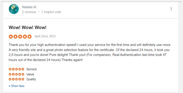 AuthenticateIT's Client Reviews