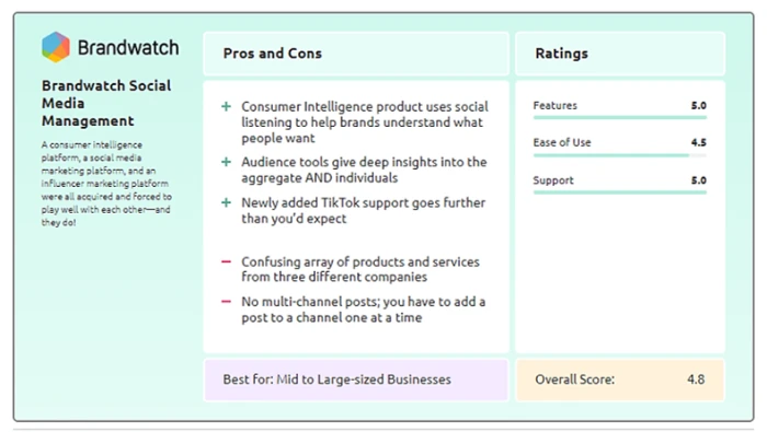 Brandwatch Client Reviews