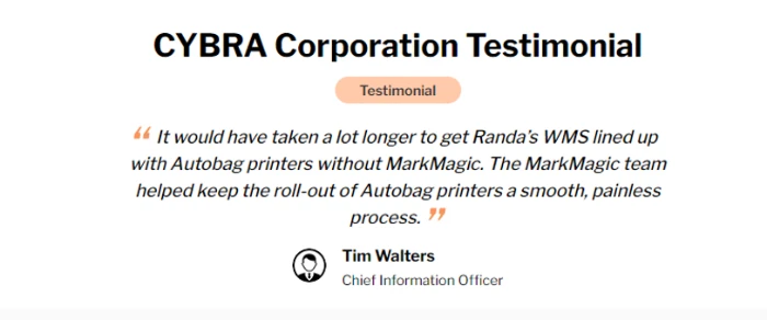 CYBRA Corporation's Client Reviews