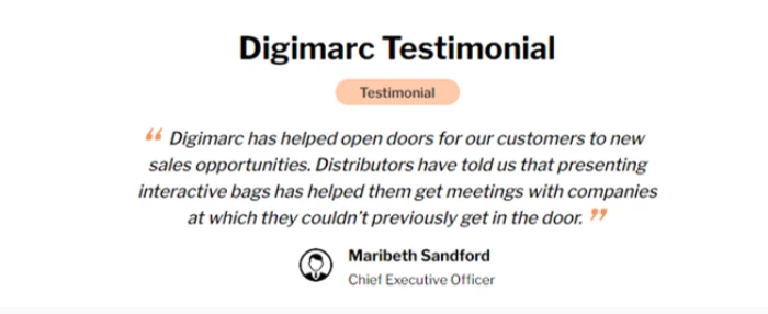 Digimarc Corporation's Client Reviews