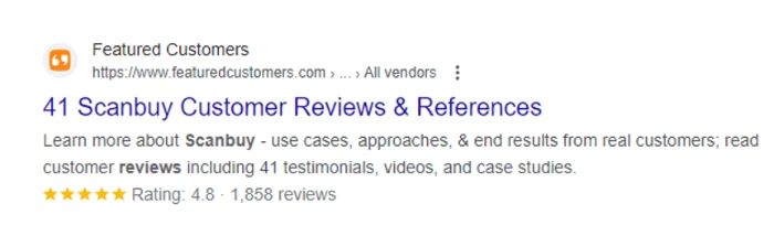 Scanbuy's Client Reviews