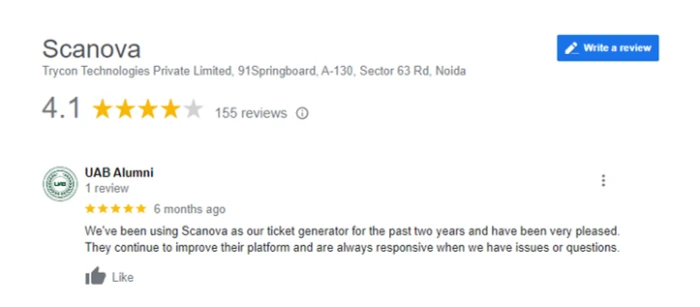 Scanova's Client Reviews